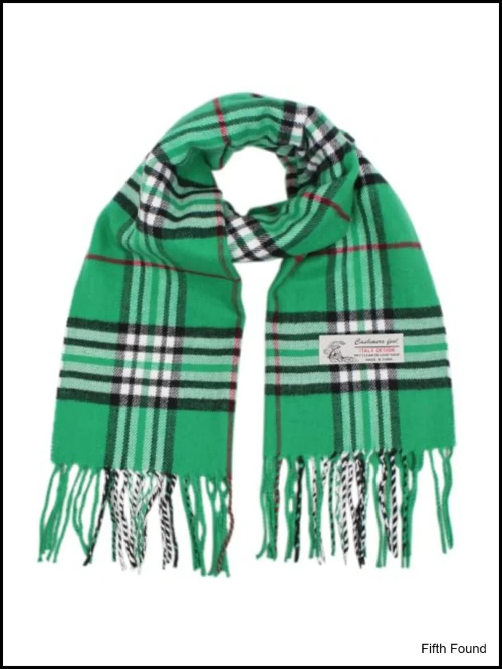 Unisex Tartan Plaid 100% Viscose Cashmere Feel Winter Scarf